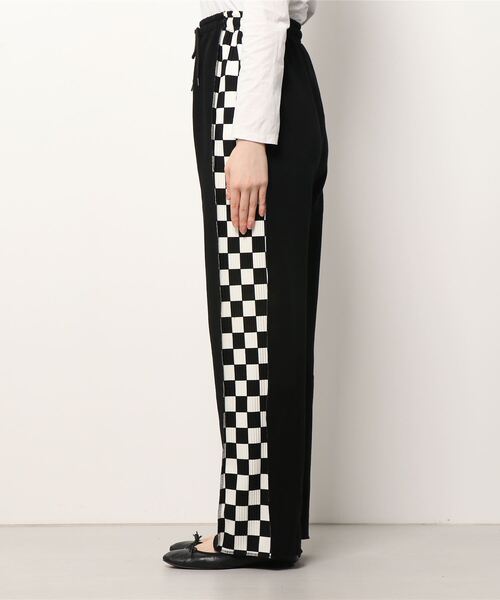 Figments(フィグメンツ)の「チェッカーサイドラインパンツ(その他パンツ・レディース・ブラック・FREE)」の10枚目の写真