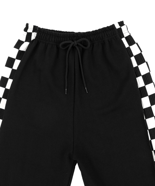 Figments(フィグメンツ)の「チェッカーサイドラインパンツ(その他パンツ・レディース・ブラック・FREE)」の6枚目の写真