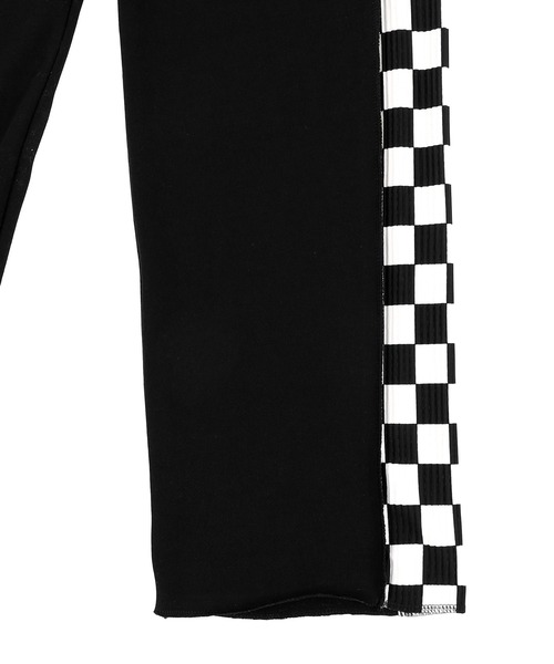 Figments(フィグメンツ)の「チェッカーサイドラインパンツ(その他パンツ・レディース・ブラック・FREE)」の7枚目の写真