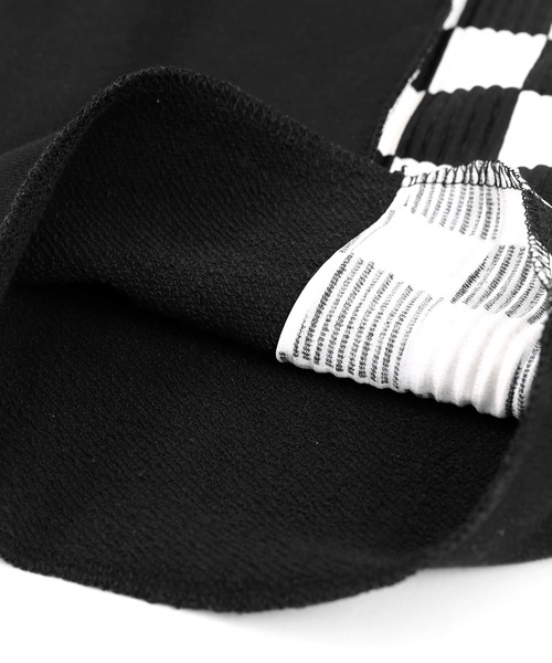 Figments(フィグメンツ)の「チェッカーサイドラインパンツ(その他パンツ・レディース・ブラック・FREE)」の9枚目の写真