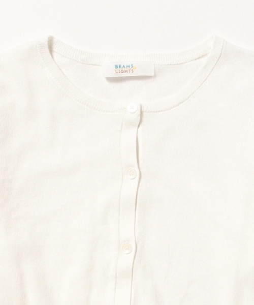 BEAMS LIGHTS Women's（ビームスライツ ウィメンズ）の「◎BEAMS LIGHTS / ウォッシャブル配色カーディガン（カーディガン/ボレロ・レディース・オフホワイト/イエロー/ネイビー・FREE）」の21枚目の写真