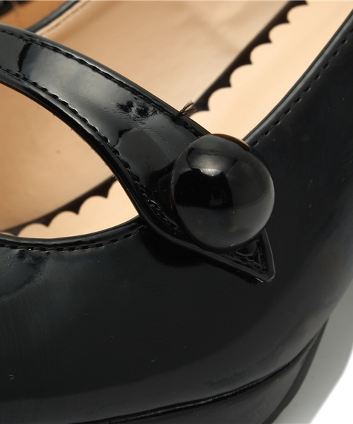 earth music&ecology(アースミュージックアンドエコロジー)の「ワンストラップパンプス(パンプス・レディース・ライトイエロー/ブラック/ピンクベージュ・23.5cm/23cm/24cm/22.5cm/24.5cm)」の8枚目の写真