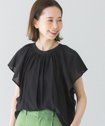 URBAN RESEARCH ROSSO WOMEN | コットンシルクラッフルスリーブブラウス(シャツ/ブラウス)