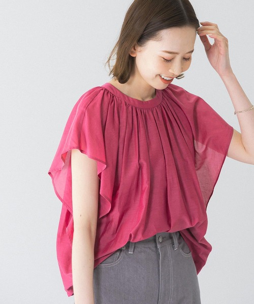 ROCHAS ロシャス ブラウス ピンク サイズ:40(L) | 25春夏 コットン