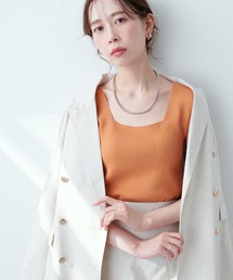 natural couture | 今季のマストアイテム スクエアネック総針タンク(ニット/セーター)