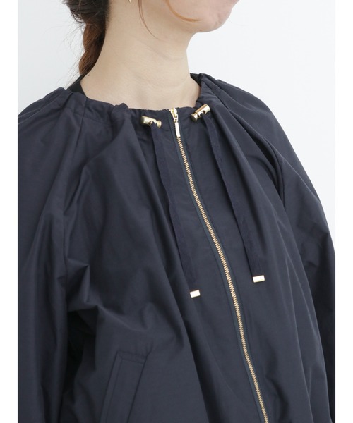 Te chichi（テチチ）の「ドロストギャザージップブルゾン（ブルゾン・レディース・ネイビー/モカ・ﾌﾘ-）」の11枚目の写真