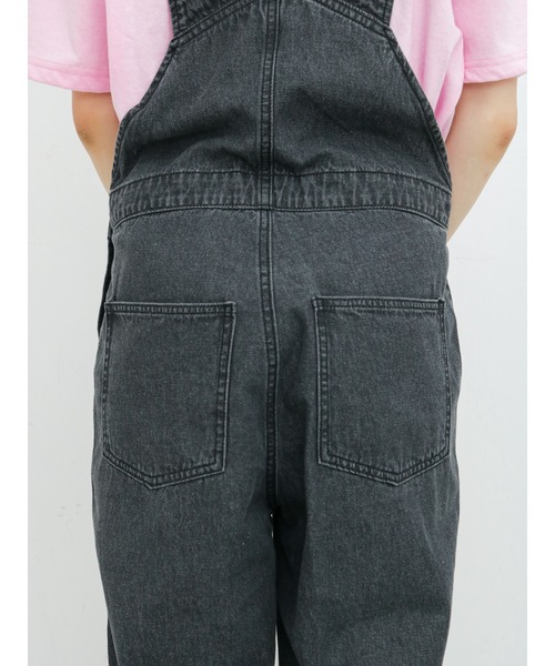 ehka sopo（エヘカソポ）の「デニムオーバーオール（サロペット/オーバーオール・レディース・ネイビー/ブルー/ブラック・ﾌﾘ-）」の19枚目の写真