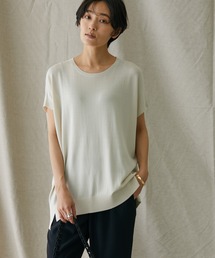 AMERICAN HOLIC | 強撚ノースリーブニットプルオーバー -ウォッシャブル-(ニット/セーター)