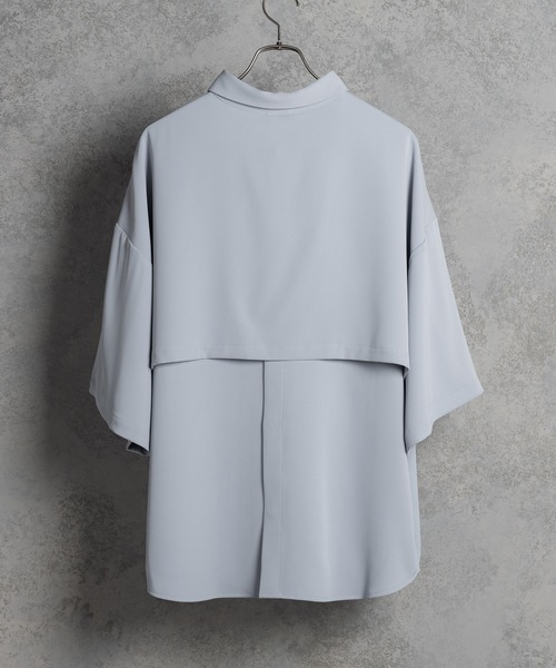 KUUUPY（クーピー）の「半袖シャツ（シャツ/ブラウス・メンズ・ライトブルー・SMALL）」の8枚目の写真