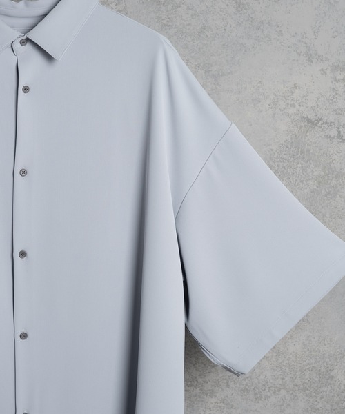 KUUUPY（クーピー）の「半袖シャツ（シャツ/ブラウス・メンズ・ライトブルー・SMALL）」の4枚目の写真