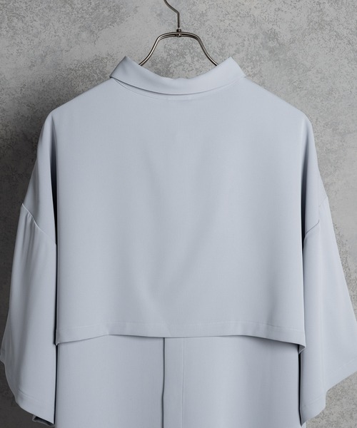 KUUUPY（クーピー）の「半袖シャツ（シャツ/ブラウス・メンズ・ライトブルー・SMALL）」の7枚目の写真