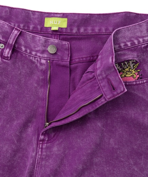 HUF（ハフ）の「LIFES A BEACH DENIM SHORT / HUF デニムショーツ ハーフパンツ（その他パンツ・メンズ・ライトブルー/ブラック/パープル・32inch/30inch/28inch/34inch/36inch）」の7枚目の写真