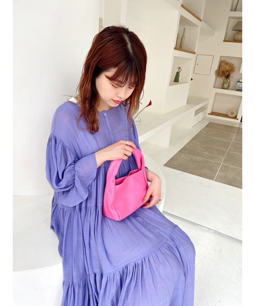 jumelle（ジュメロ）の「カラーハンドバッグ（ハンドバッグ・レディース・ピンク・FREE）」の6枚目の写真