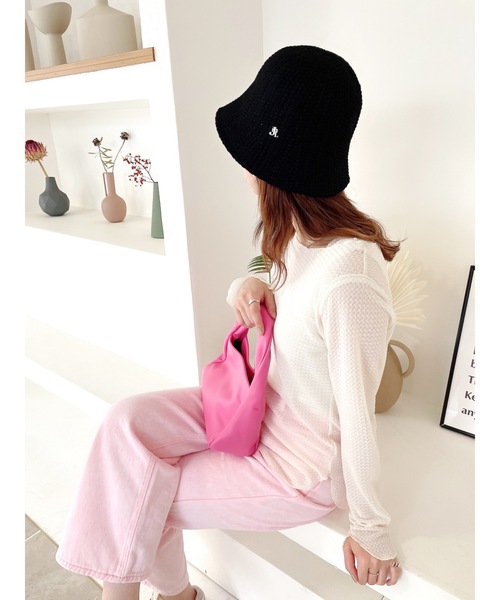 jumelle（ジュメロ）の「カラーハンドバッグ（ハンドバッグ・レディース・ピンク・FREE）」の9枚目の写真