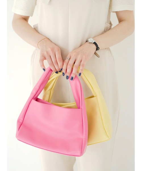 jumelle（ジュメロ）の「カラーハンドバッグ（ハンドバッグ・レディース・ピンク・FREE）」の10枚目の写真