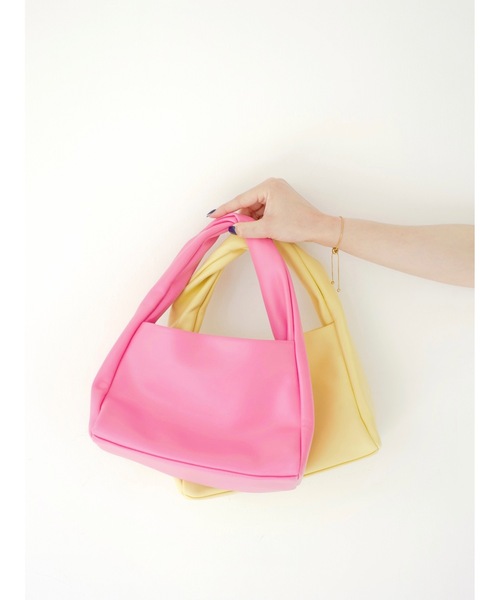 jumelle（ジュメロ）の「カラーハンドバッグ（ハンドバッグ・レディース・ピンク・FREE）」の11枚目の写真