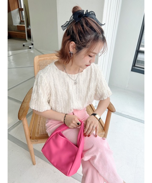 jumelle（ジュメロ）の「カラーハンドバッグ（ハンドバッグ・レディース・ピンク・FREE）」の18枚目の写真