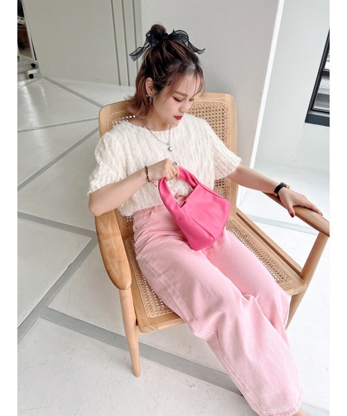 jumelle（ジュメロ）の「カラーハンドバッグ（ハンドバッグ・レディース・ピンク・FREE）」の19枚目の写真