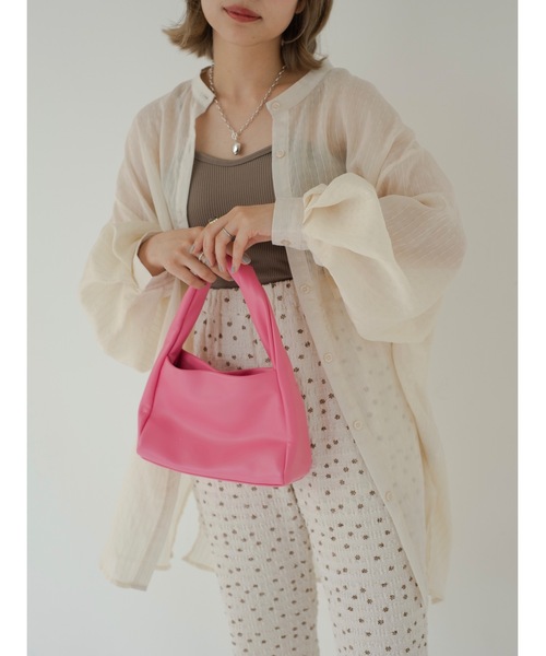 jumelle（ジュメロ）の「カラーハンドバッグ（ハンドバッグ・レディース・ピンク・FREE）」の22枚目の写真