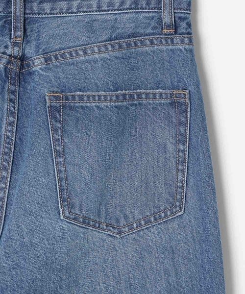 LOWRYS FARM（ローリーズファーム）の「ＣＯＮＥ／アシメデニムパンツ　344646（デニムパンツ・レディース・ブルー/ワンウォッシュ・SMALL/LARGE/MEDIUM）」の12枚目の写真