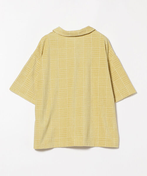 Ray BEAMS（レイビームス）の「Ray BEAMS / パイル ジャカード ハーフスリーブ シャツ（シャツ/ブラウス・レディース・イエロー/ケリー・ONE SIZE）」の13枚目の写真