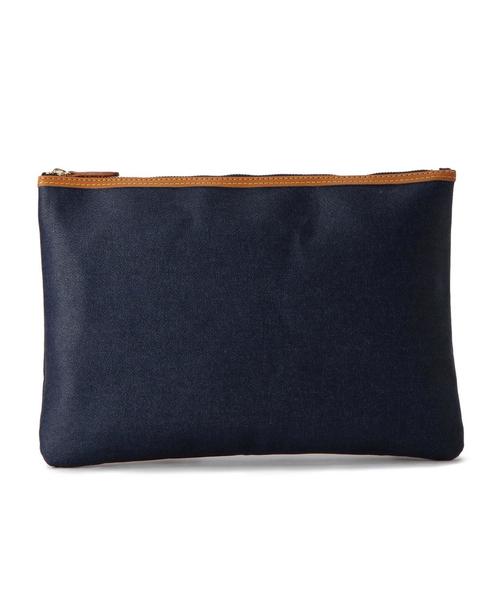 green label relaxing(グリーンレーベルリラクシング)の「□AP DENIM PVC ドキュメントケース(クラッチバッグ・メンズ・ネイビー・フリー)」の1枚目の写真