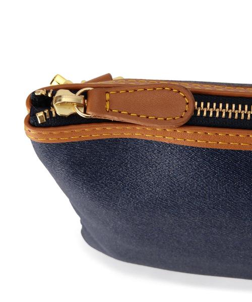 green label relaxing(グリーンレーベルリラクシング)の「□AP DENIM PVC ドキュメントケース(クラッチバッグ・メンズ・ネイビー・フリー)」の5枚目の写真