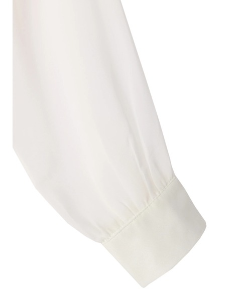 DURAS（デュラス）の「２ＷＡＹオープンショルダーシアーブラウス（シャツ/ブラウス・レディース・ホワイト/ブラック・FREE）」の12枚目の写真