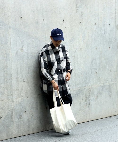 BACK NUMBER（バックナンバー）の「【BACK NUMBER】ヘビーネルシャツ（シャツ/ブラウス・メンズ・ブラック/ベージュ/グリーン・M/L/XL）」の20枚目の写真