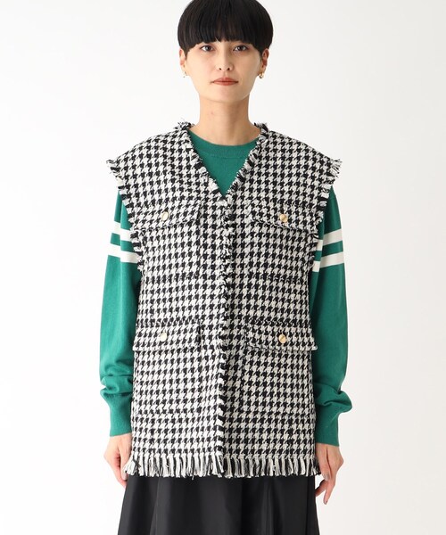 チドリツイードベスト