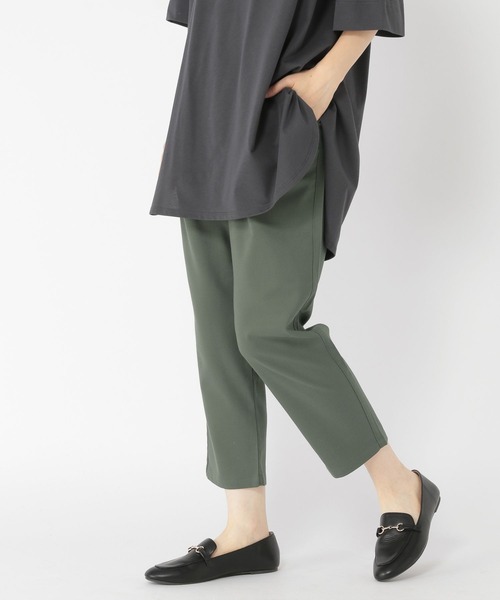 studio CLIP（スタディオクリップ）の「【みんなのリクエストパンツ】テーパードパンツ（その他パンツ・レディース・ブラック/カーキ/その他7/ボルドー/マスタード/モカ/ライトベージュ・SMALL/MEDIUM/LARGE/X-LARGE/XX-LARGE/XXX-LARGE）」の15枚目の写真