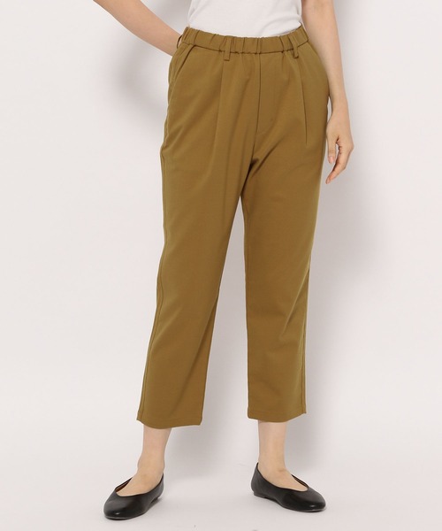 studio CLIP（スタディオクリップ）の「【みんなのリクエストパンツ】テーパードパンツ（その他パンツ・レディース・ブラック/カーキ/その他7/ボルドー/マスタード/モカ/ライトベージュ・SMALL/MEDIUM/LARGE/X-LARGE/XX-LARGE/XXX-LARGE）」の17枚目の写真