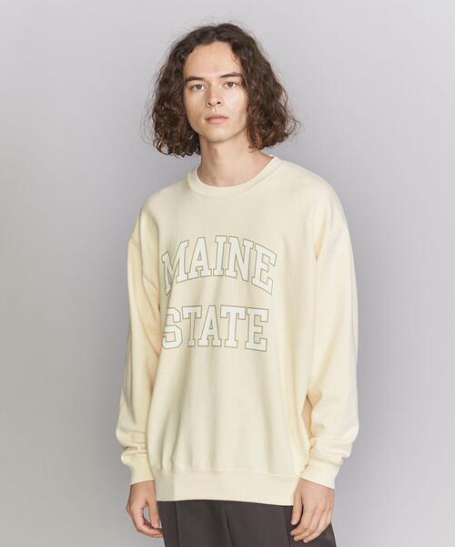 HEAR MY NAME（ヒアマイネーム）の「【別注】 ＜HEARMYNAME＞ LOGO SWEAT/スウェット（スウェット・メンズ・ナチュラル/ブラック/ブラウン・L/M/XL）」の3枚目の写真