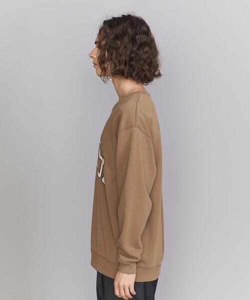 HEAR MY NAME（ヒアマイネーム）の「【別注】 ＜HEARMYNAME＞ LOGO SWEAT/スウェット（スウェット・メンズ・ナチュラル/ブラック/ブラウン・L/M/XL）」の5枚目の写真