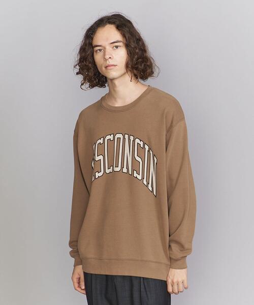 HEAR MY NAME（ヒアマイネーム）の「【別注】 ＜HEARMYNAME＞ LOGO SWEAT/スウェット（スウェット・メンズ・ナチュラル/ブラック/ブラウン・L/M/XL）」の7枚目の写真