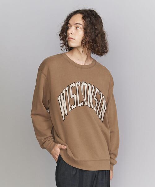 HEAR MY NAME（ヒアマイネーム）の「【別注】 ＜HEARMYNAME＞ LOGO SWEAT/スウェット（スウェット・メンズ・ナチュラル/ブラック/ブラウン・L/M/XL）」の9枚目の写真