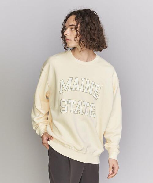 HEAR MY NAME（ヒアマイネーム）の「【別注】 ＜HEARMYNAME＞ LOGO SWEAT/スウェット（スウェット・メンズ・ナチュラル/ブラック/ブラウン・L/M/XL）」の11枚目の写真