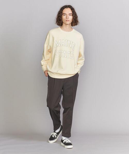 HEAR MY NAME（ヒアマイネーム）の「【別注】 ＜HEARMYNAME＞ LOGO SWEAT/スウェット（スウェット・メンズ・ナチュラル/ブラック/ブラウン・L/M/XL）」の13枚目の写真