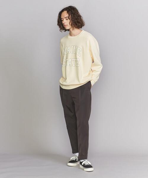 HEAR MY NAME（ヒアマイネーム）の「【別注】 ＜HEARMYNAME＞ LOGO SWEAT/スウェット（スウェット・メンズ・ナチュラル/ブラック/ブラウン・L/M/XL）」の14枚目の写真