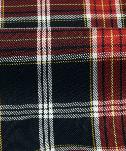 TOKYO SHIRTS（トウキョウシャツ）の「形態安定ノーアイロン レギュラー 長袖ビジネスワイシャツ（ビジネスシャツ・レディース・ブラック×レッド・LL/S/M/L/XL）」の7枚目の写真