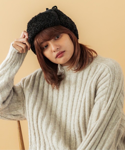 CONTROL FREAK / CTFK(コントロールフリーク)の「CONTROL FREAK(コントロールフリーク)コーデュロイフライトキャップ(キャップ・レディース・ブラック/ベージュ/カーキ・FREE)」の12枚目の写真