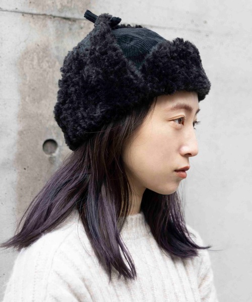 CONTROL FREAK / CTFK(コントロールフリーク)の「CONTROL FREAK(コントロールフリーク)コーデュロイフライトキャップ(キャップ・レディース・ブラック/ベージュ/カーキ・FREE)」の13枚目の写真