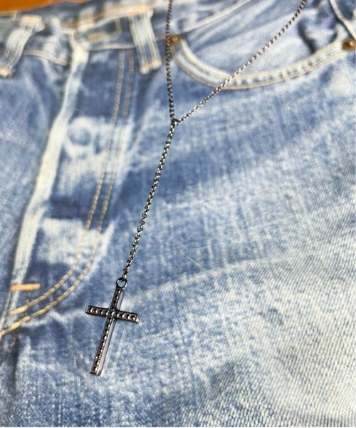 【セール】【W】【it】【サージカルステンレス316L】金属アレルギー対応 クロスモチーフ ジルコニアロザリオネックレス（ネックレス）｜ARCHIVER（アーカイバ）