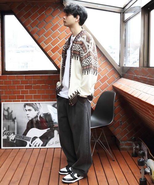 8(eight)(エイト)の「ノルディックカーディガン(カーディガン/ボレロ・メンズ・ブルーグレー/ブラウン・LARGE/MEDIUM)」の21枚目の写真