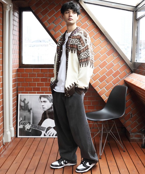 8(eight)(エイト)の「ノルディックカーディガン(カーディガン/ボレロ・メンズ・ブルーグレー/ブラウン・LARGE/MEDIUM)」の22枚目の写真