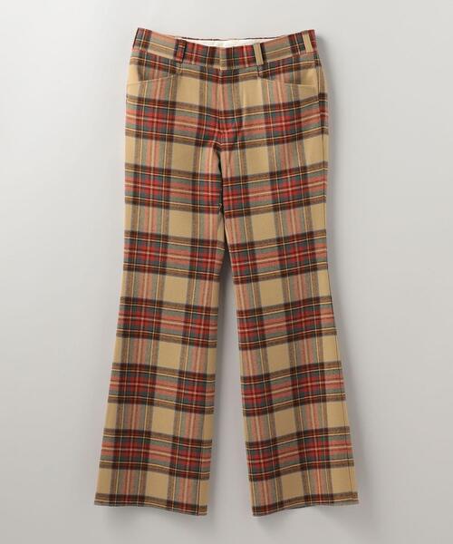 The Stylist Japan(ザスタイリストジャパン)の「<The StylistJapan> BRITISH CHECK PANTS/トラウザーズ(スラックス・メンズ・ブラウン・S/M/L)」の1枚目の写真