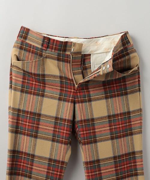The Stylist Japan(ザスタイリストジャパン)の「<The StylistJapan> BRITISH CHECK PANTS/トラウザーズ(スラックス・メンズ・ブラウン・S/M/L)」の3枚目の写真