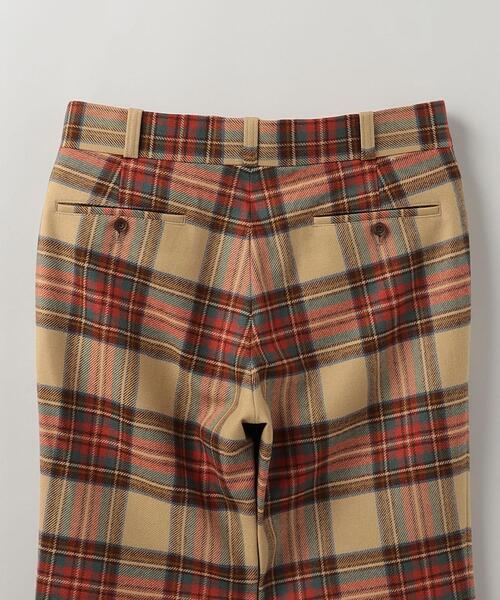 The Stylist Japan(ザスタイリストジャパン)の「<The StylistJapan> BRITISH CHECK PANTS/トラウザーズ(スラックス・メンズ・ブラウン・S/M/L)」の4枚目の写真