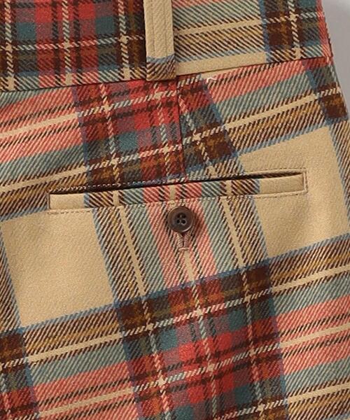 The Stylist Japan(ザスタイリストジャパン)の「<The StylistJapan> BRITISH CHECK PANTS/トラウザーズ(スラックス・メンズ・ブラウン・S/M/L)」の6枚目の写真