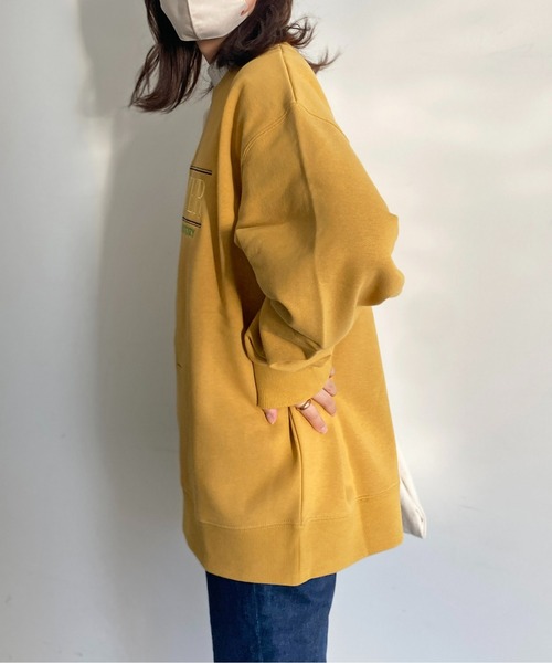 CPCM（シーピーシーエム）の「13オンス裏起毛カレッジロゴ刺繍スウェット（スウェット・メンズ・マスタード/グリーン/グレー/チャコールグレー・MEDIUM/LARGE）」の18枚目の写真